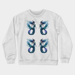 Intriguing Mermaid Sea Witch Crewneck Sweatshirt